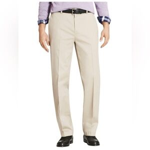 Brooks Brothers 35W/30L Lightweight Advantage Chino Hudson Fit Relaxed Khaki NWT